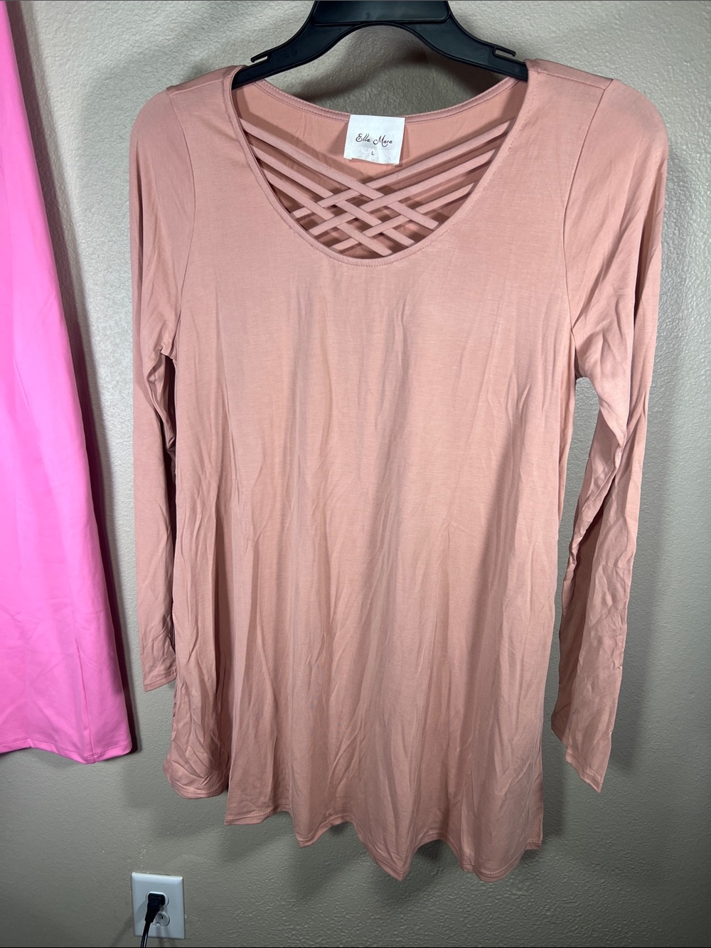 ella mara light pink tops